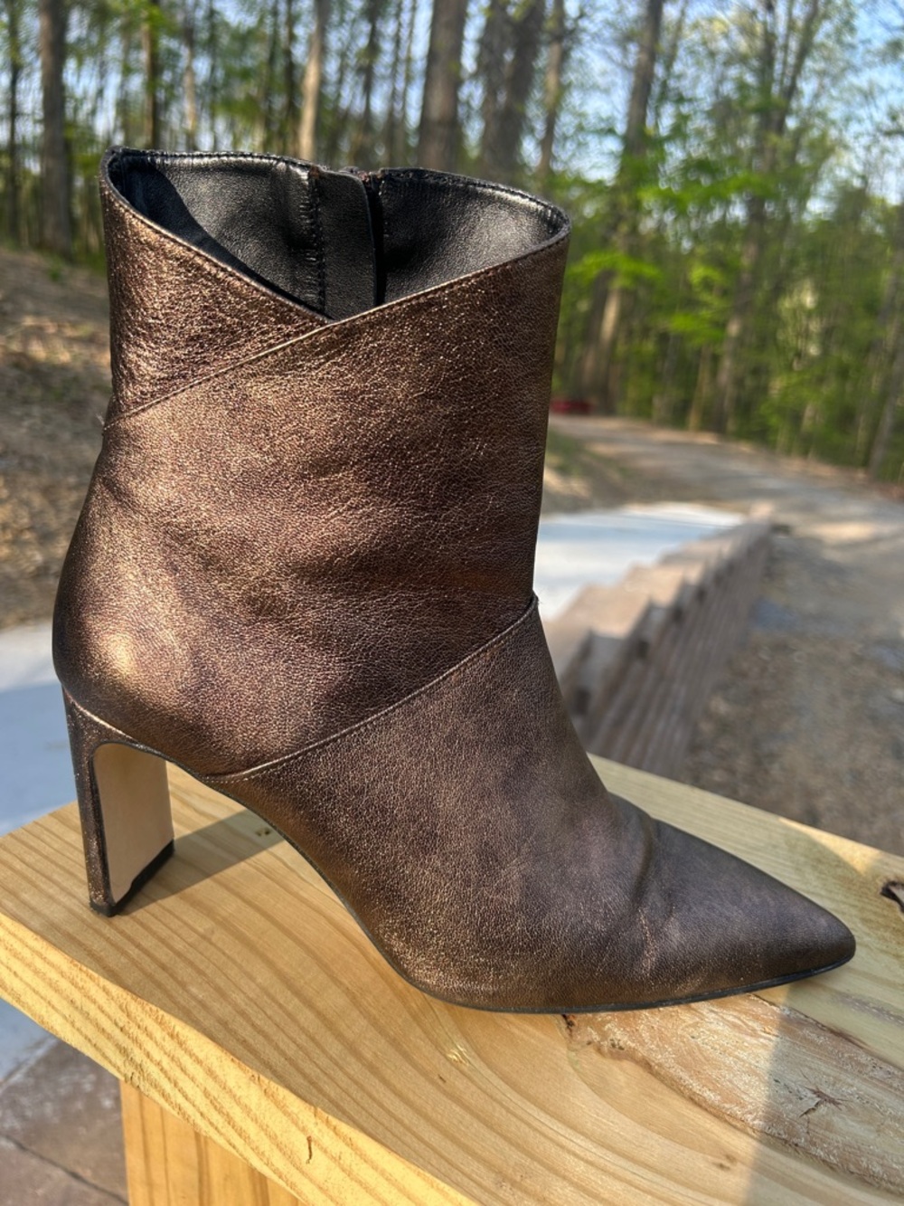 Marian Genuine Leather Made in Spain Brown leather Heels Pump size 9 1/2